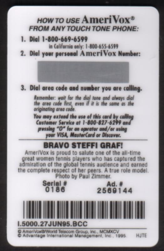 Set of 5 Cards In Folder Phone Card Face Steffi Graf $41 Tennis Champion 